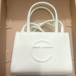 Telfar Cream Tote Bag